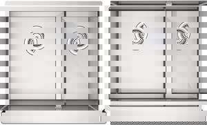 STRIVE TWO BOWL APRON SS SINK 34